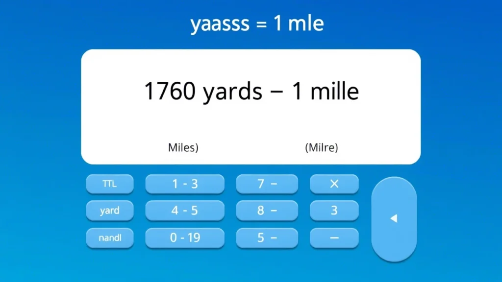 Yards to Miles Converter